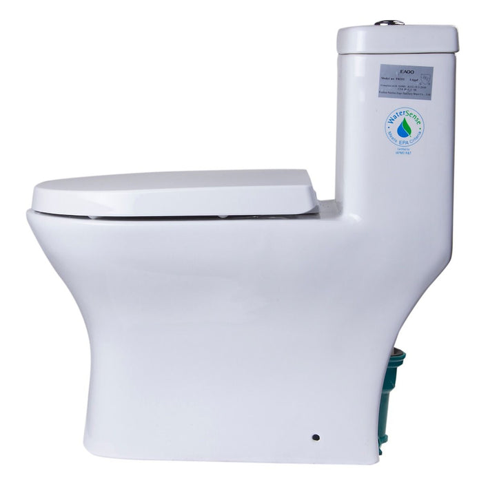 EAGO TB353 One Piece Dual High Efficiency Low Flush Eco-Friendly Toilet