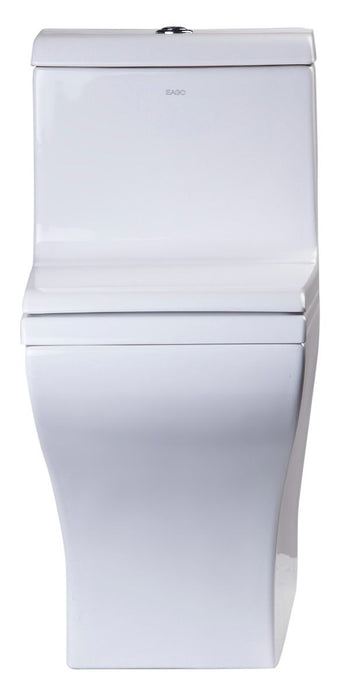 EAGO TB356 White Dual Flush High Efficiency Low Flush Eco-Friendly Toilet