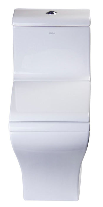 EAGO TB356 White Dual Flush High Efficiency Low Flush Eco-Friendly Toilet