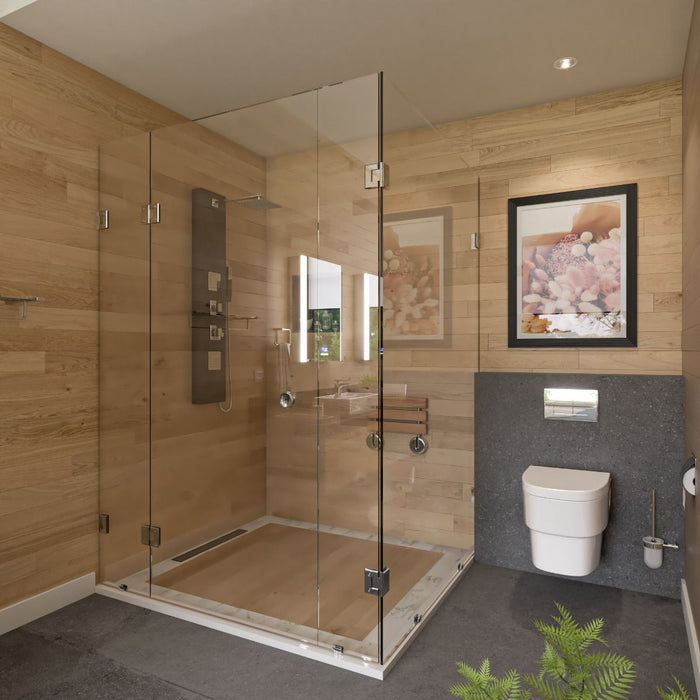 EAGO WD332 Modern Wall Mounted Dual Flush White Ceramic Toilet Bowl