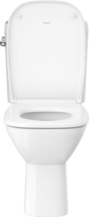 Duravit D-Code Toilet Bowl Elongated  1.28/1.28 GPF, White High Gloss