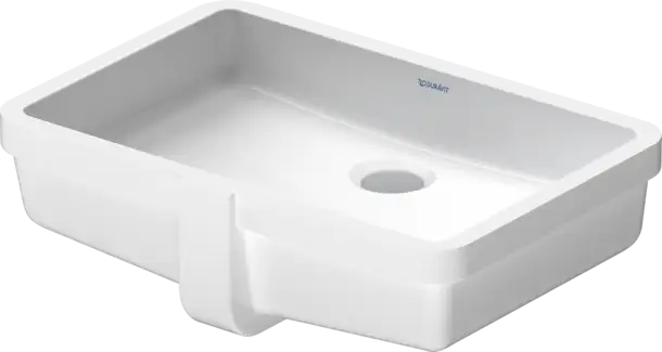 Vero Undermount Sink  19 1/8 " x 12 3/8 ", with Overflow, without Faucet hole, White High Gloss