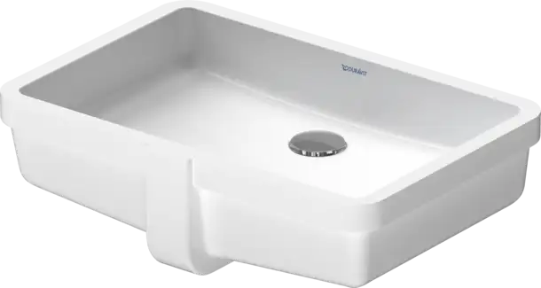 Vero Undermount Sink  19 1/8 " x 12 3/8 ", with Overflow, without Faucet hole, White High Gloss