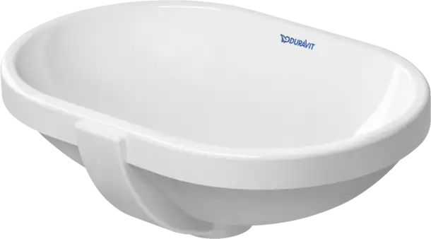 Duravit Design Classics Undermount Sink  18 1/8 " x 12 1/4 ", with Overflow, without Faucet hole, White High Gloss