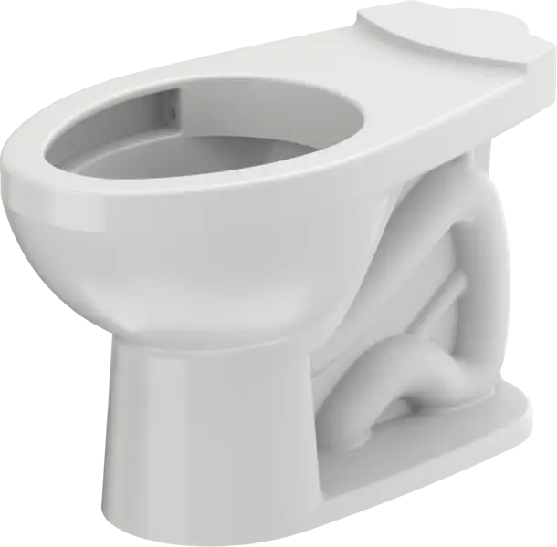 Duravit No.1 Toilet Bowl PRO Series  1.28/1.28 GPF, Barrier free, White High Gloss