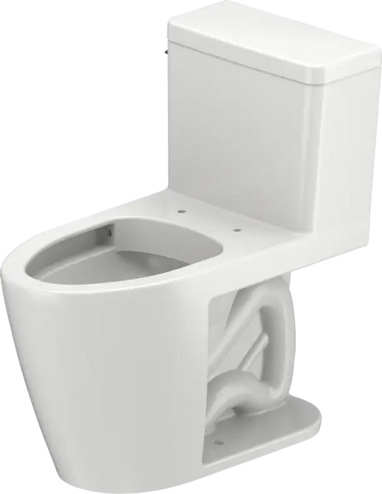 D-Neo One Piece Toilet PRO Series Rimless  1.28/1.28 GPF, DuraShield, Trip lever placement: Left, White High Gloss