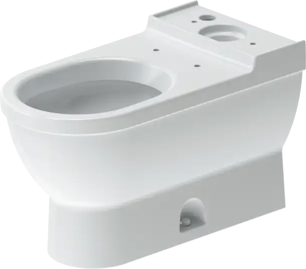 Duravit-Starck 3 Toilet Bowl Elongated  1.28/1.28 GPF, White High Gloss