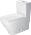Duravit-DuraStyle One Piece Toilet  1.28/1.28 GPF, with Slow Close, Removable Seat, Trip lever placement: Top center