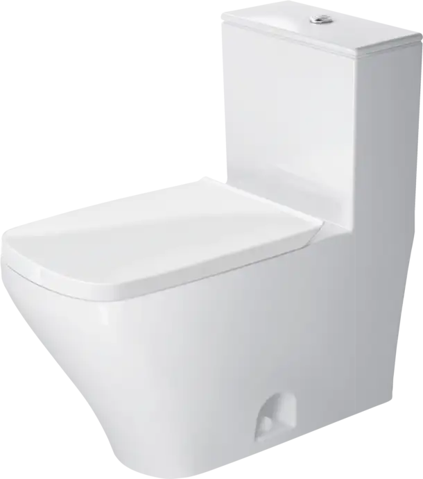 Duravit-DuraStyle floor standing toilet set, Elongated  0.92/1.32 GPF, with Slow Close, Removable Seat, White High Gloss