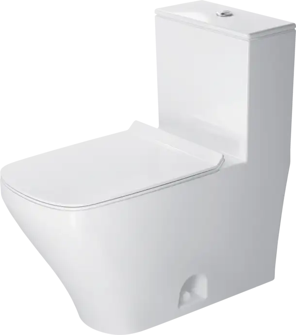 DuraDuraStyle One Piece Toilet  0.92/1.32 GPF, with Slow Close, Removable Seat, Trip lever placement: Top centervit-