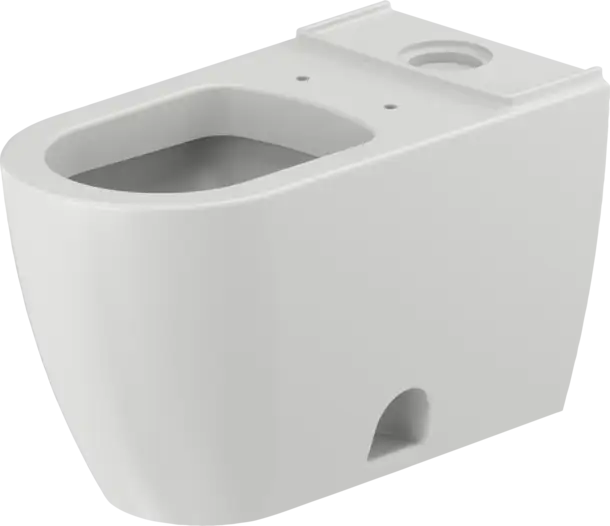 Duravit-ME by Starck Toilet Bowl Elongated  0.92/1.32 GPF, White High Gloss