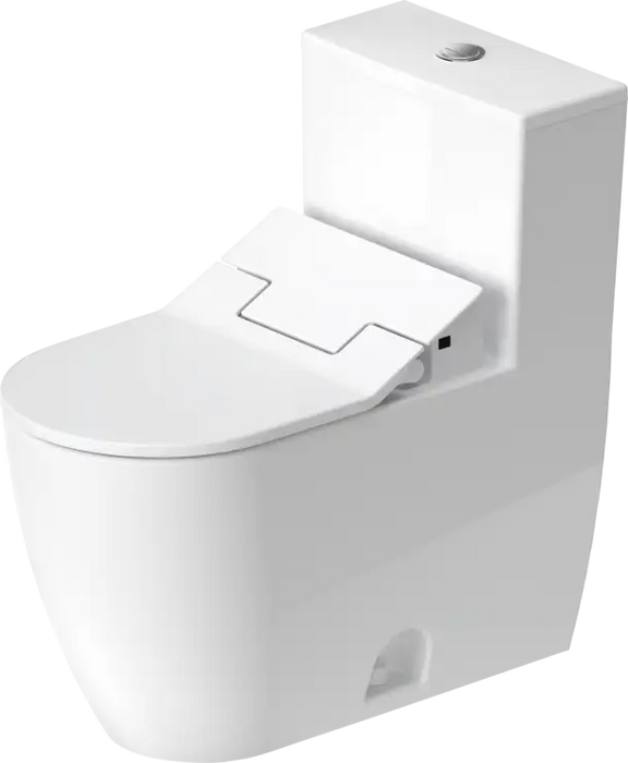 Duravit-ME by Starck One Piece Toilet, Rimless  0.92/1.32 GPF, Trip lever placement: Top
