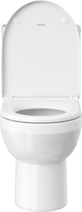 Duravit No.1 Toilet Bowl Rimless Elongated  0.92/1.32 GPF, White High Gloss