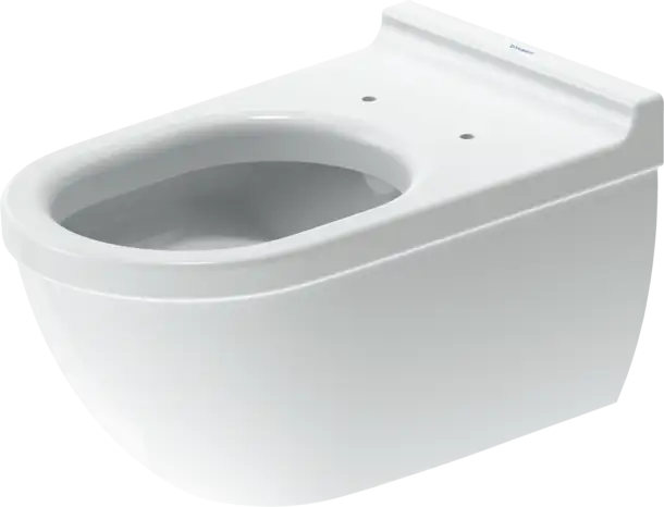Duravit-Starck 3 Wall Mounted Toilet  0.8/1.6 GPF, White High Gloss