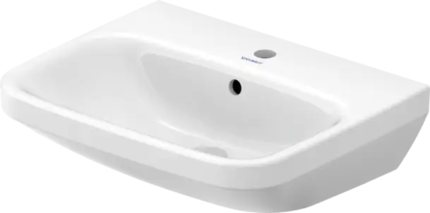 Duravit-DuraStyle Wall Mounted Sink  21 5/8 " x 17 3/8 ", with Overflow, 1 x Faucet hole, White High Gloss