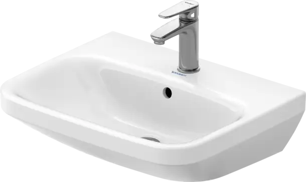 Duravit-DuraStyle Wall Mounted Sink  21 5/8 " x 17 3/8 ", with Overflow, 3 x Faucet hole, White High Gloss