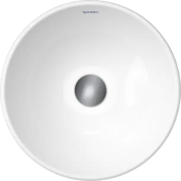 D-Neo Vessel Sink  15 x 15 3/4 ", without Overflow, without Faucet hole, White High Gloss