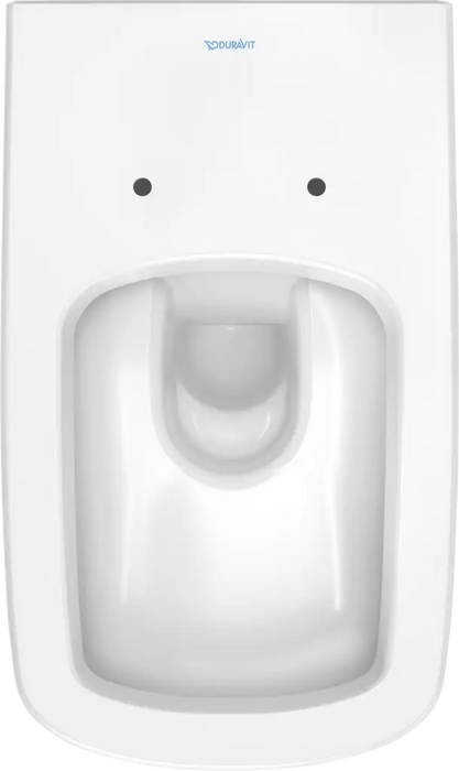 DuraStyle Wall Mounted Toilet  0.8/1.6 GPF, White High Gloss