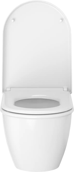 Darling New Wall Mounted Toilet  0.8/1.6 GPF, White High Gloss