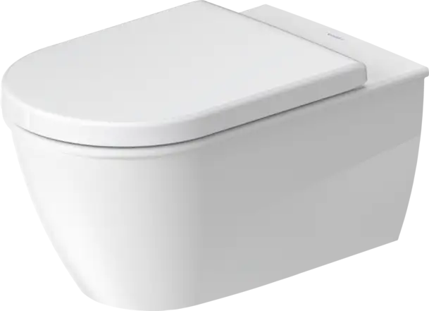 Darling New Wall Mounted Toilet  0.8/1.6 GPF, White High Gloss