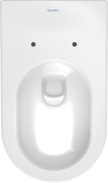 Darling New Wall Mounted Toilet  0.8/1.6 GPF, White High Gloss