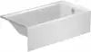 Duravit No.1 Alcove Bathtub  60 " x 32 1/8 ", Packaging type: 8 pack, White Gloss