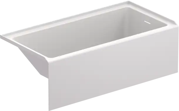 Duravit-Vero Alcove Bathtub  60 " x 29 7/8 ", White Gloss