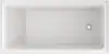Duravit-Vero Alcove Bathtub  60 " x 29 7/8 ", White Gloss