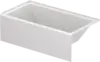 Duravit-Vero Alcove Bathtub  60 x 32 ", White Gloss