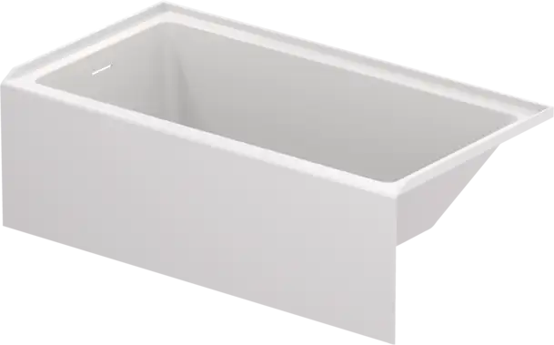 Duravit-Vero Alcove Bathtub  60 x 32 ", White Gloss