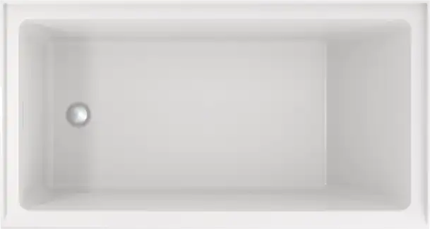 Duravit-Vero Alcove Bathtub  60 x 32 ", White Gloss