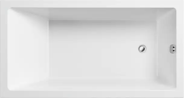 Duravit No.1 Built-in bathtub  60 x 32 ", Packaging type: 10 pack, White Gloss