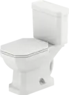 1930 Series Two Piece Toilet  1.28/1.28 GPF, DuraShield, Trip lever placement: Left, White High Gloss