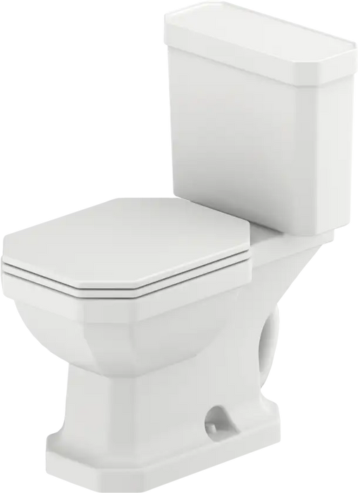 1930 Series Two Piece Toilet  1.28/1.28 GPF, DuraShield, Trip lever placement: Left, White High Gloss