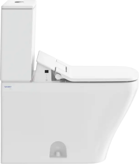Duravit-DuraStyle Two Piece Toilet, Elongated  0.92/1.32 GPF, Trip lever placement: Top, White High Gloss
