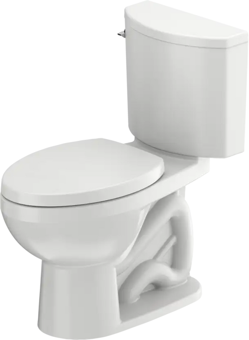 Duravit No.1 Two Piece Toilet, Elongated  1.28/1.28 GPF, with Slow Close, Removable Seat, White High Gloss