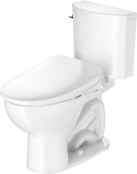 Duravit No.1 Two Piece Toilet  1.28/1.28 GPF, with Slow Close, White High Gloss