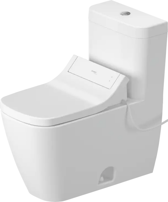 Duravit-Happy D.2 One Piece Toilet  0.92/1.32 GPF, with Slow Close, Trip lever placement: Top