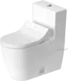 Duravit-ME by Starck One Piece Toilet, Rimless  1.28/1.28 GPF, with Slow Close, Trip lever placement: Top #D4205100