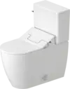Duravit-ME by Starck floor standing toilet set, Elongated  1.28/1.28 GPF, with Slow Close, Removable Seat, White High Glossvvv