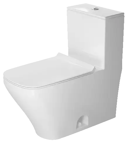 Duravit-DuraStyle One Piece Toilet  1.28/1.28 GPF, with Slow Close, Removable Seat, Trip lever placement: Top center