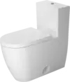 Duravit-ME by Starck One Piece Toilet, Rimless  1.28/1.28 GPF, with Slow Close, Removable Seat, Trip lever placement: Top