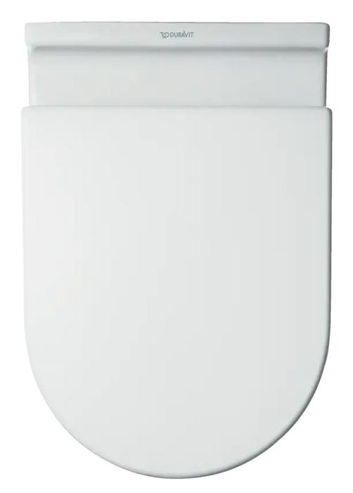 Duravit-Starck 3 Wall Mounted Toilet  0.8/1.6 GPF, White High Gloss