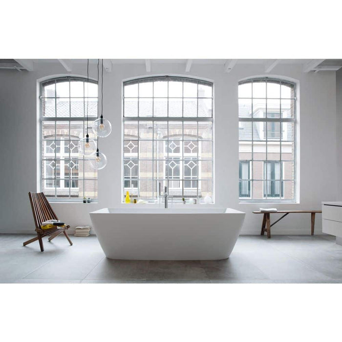 Duravit- Soaking Bathtub with Center Drain in White